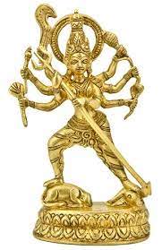 Kali Standing Brass Statue 7.5